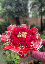 Load image into Gallery viewer, Roses and Ferrero Bouquet Gift | BCG-127
