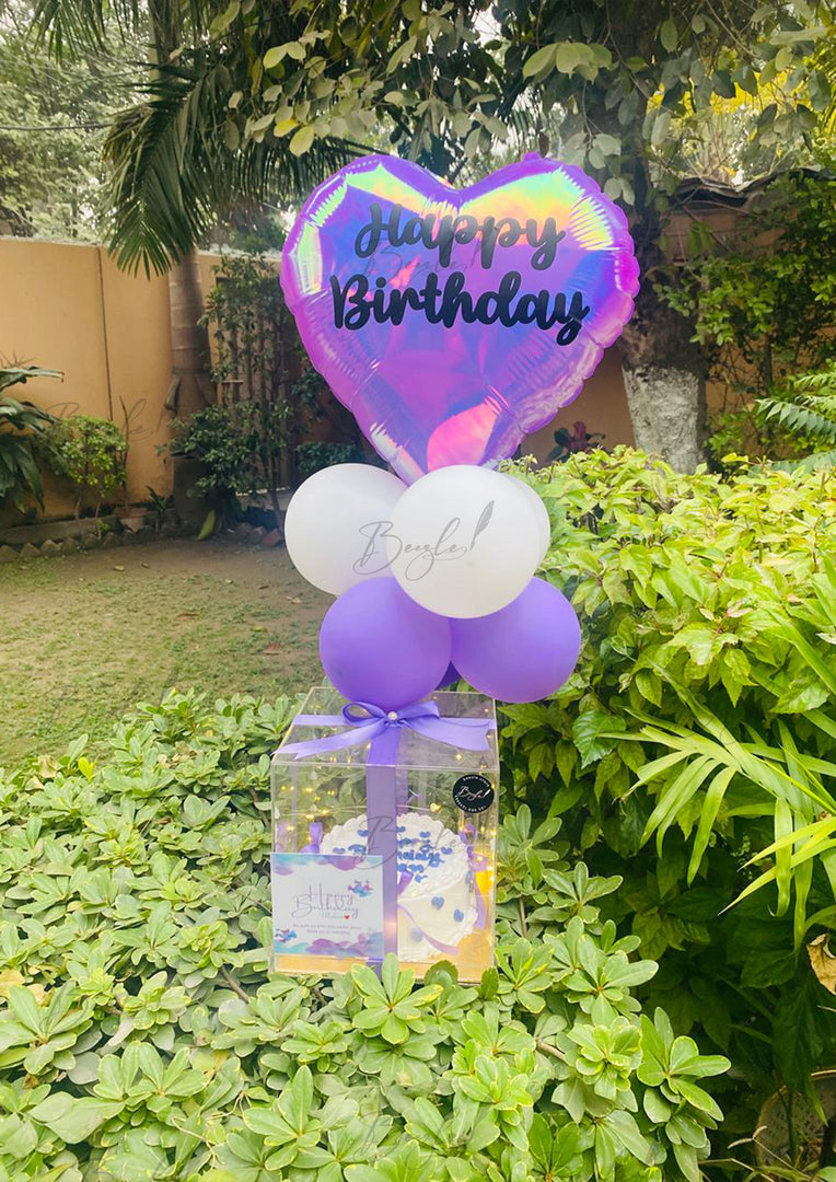 Birthday Balloon Cake Gift Box | CB-007