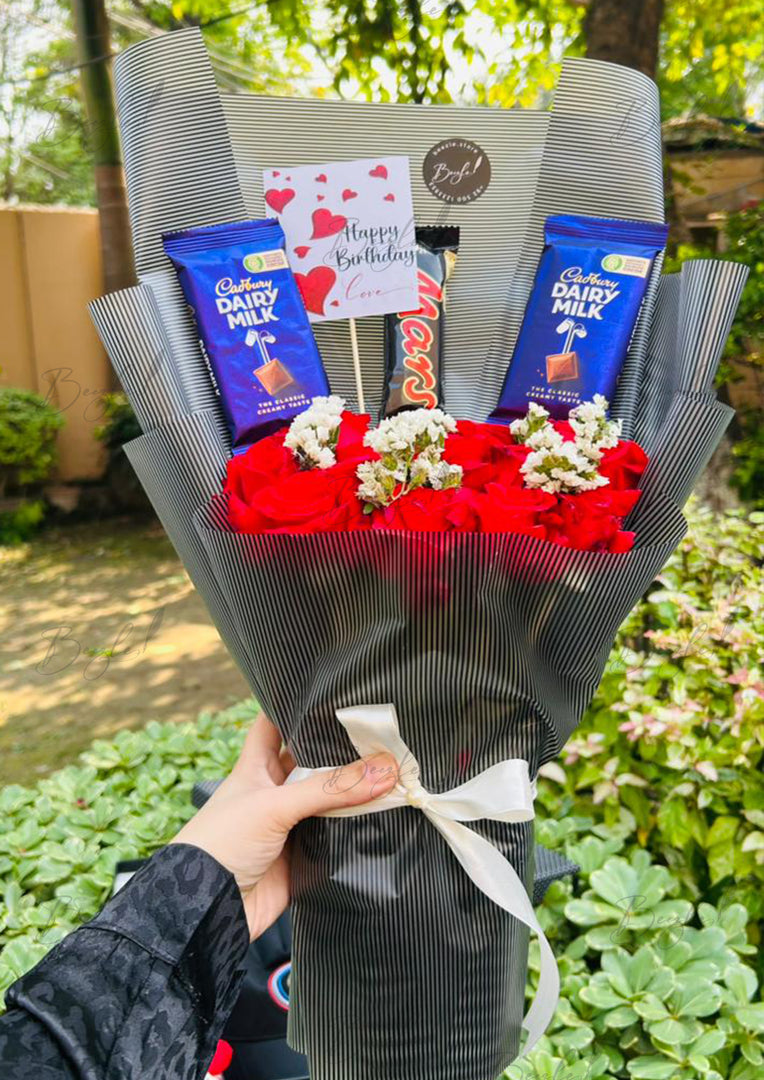 Mini Chocolate Bouquet with Mars & Dairy Milk | BCG-168
