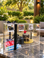 Load image into Gallery viewer, Personalized Transparent Gift Box with Cake &amp; Memories | GBO-065