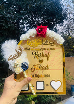 Load image into Gallery viewer, Acrylic Nikkah Certificate | DEL-186