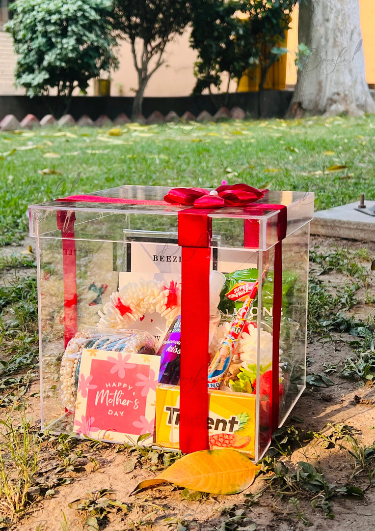 Crystal Clear Mother’s Day Acrylic Gift Box | GBO-080