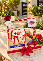 Load image into Gallery viewer, Cake Gift Tray with Chocolates | CBT-002