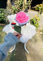 Load image into Gallery viewer, Pink Rose Crochet | CHT-001