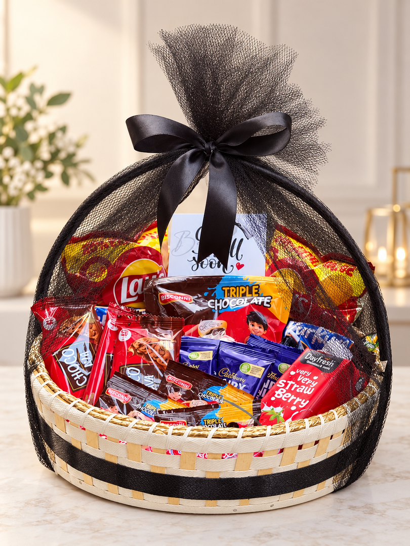 Snack & Chocolate Gift Basket | GB-156