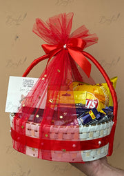 Red Ribbon Snack Basket | GB-114