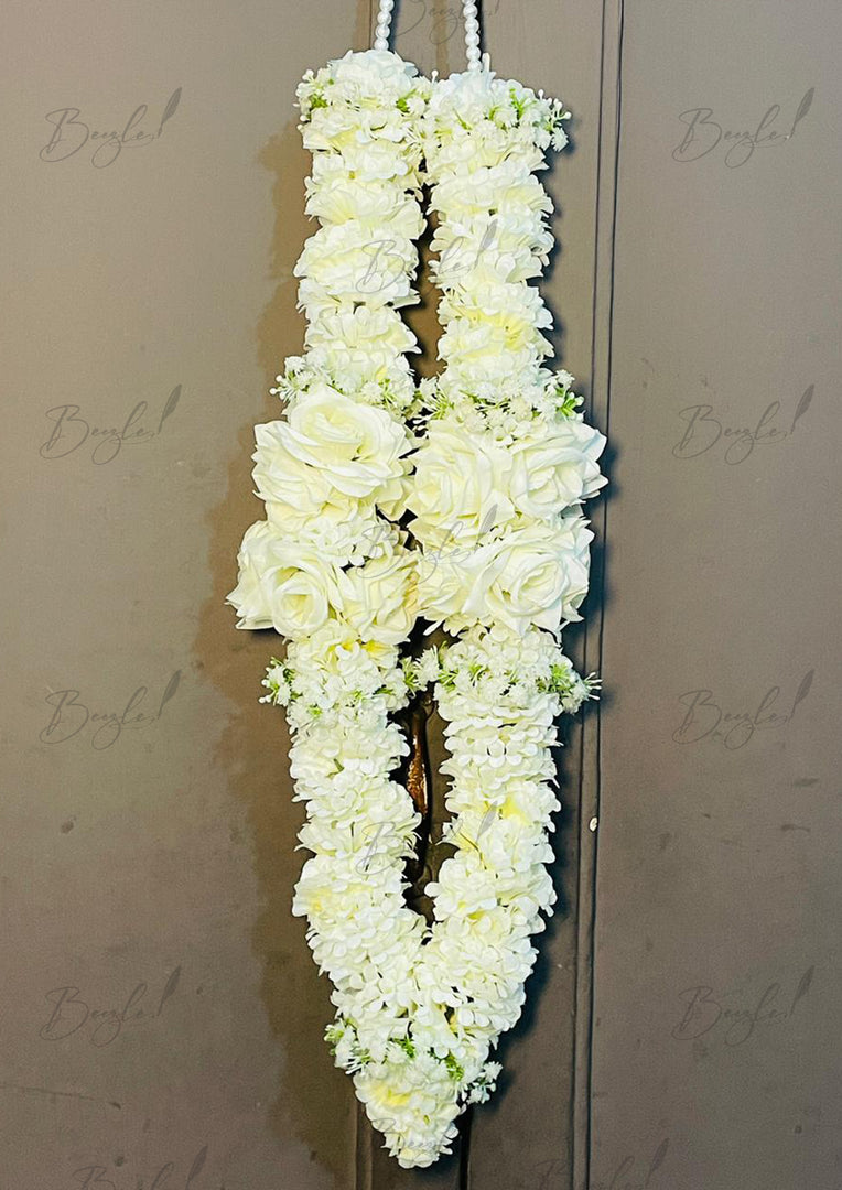 White Floral Garland | MA-005