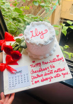 Load image into Gallery viewer, Custom ILY Calendar Cake | GC-072
