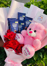 Load image into Gallery viewer, Teddy &amp; Treats Polka Dot Bouquet | BCG-150
