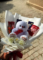 Load image into Gallery viewer, Teddy &amp; Chocolate Love Bouquet | BCG-159
