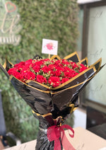 Load image into Gallery viewer, Red Rose Bouquet with Personalised Card | BCG-104
