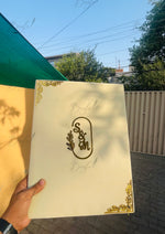 Load image into Gallery viewer, The Attractive Nikkah Booklet With Decent White &amp; Golden Design | NB-012