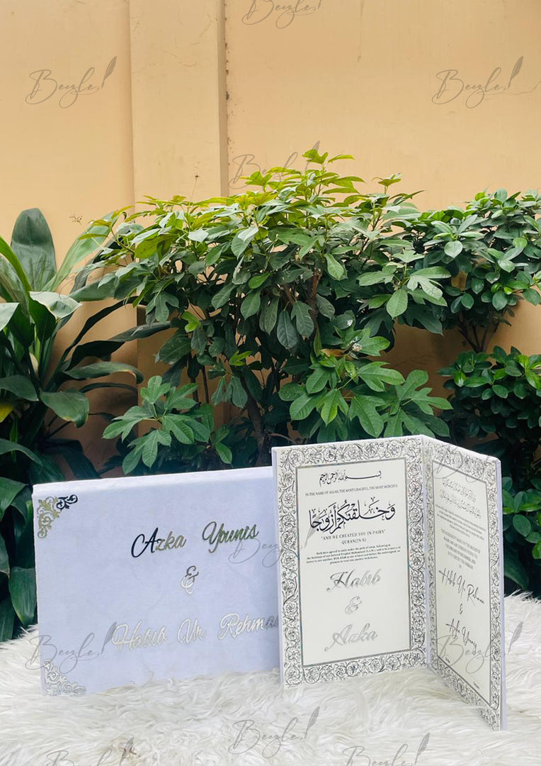 Luxury Nikkah Certificate Box Set |  BOX-015