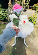 Load image into Gallery viewer, Pink Rose Crochet | CHT-001