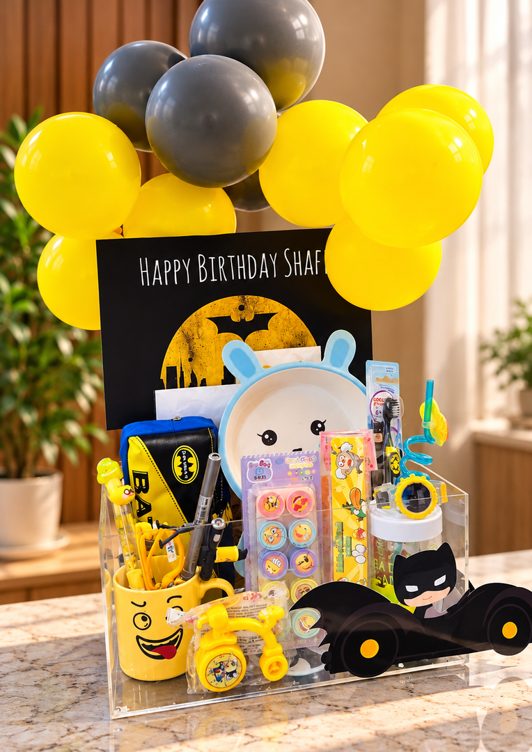 Batman Themed Birthday Box for Kids | GBO-085