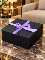 Load image into Gallery viewer, Black Gift Box with Chocolates and Accessories | GBO-071