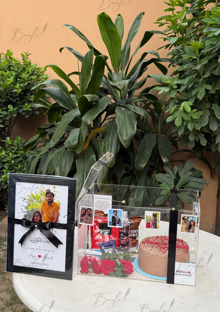 Custom LED Gift Box & Message Frame Combo | GDEL-074