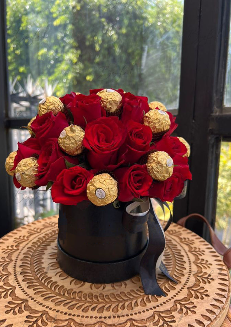 Crimson Bliss Chocolate Bouquet | BCG-075