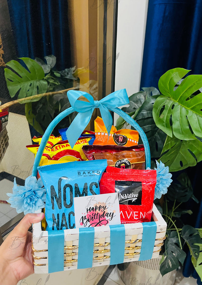 Blue Snack Basket Gift | GB-167
