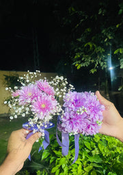 Lavender Pink Floral Gajray | FFJ-008