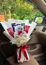 Load image into Gallery viewer, Teddy &amp; Chocolate Love Bouquet | BCG-159
