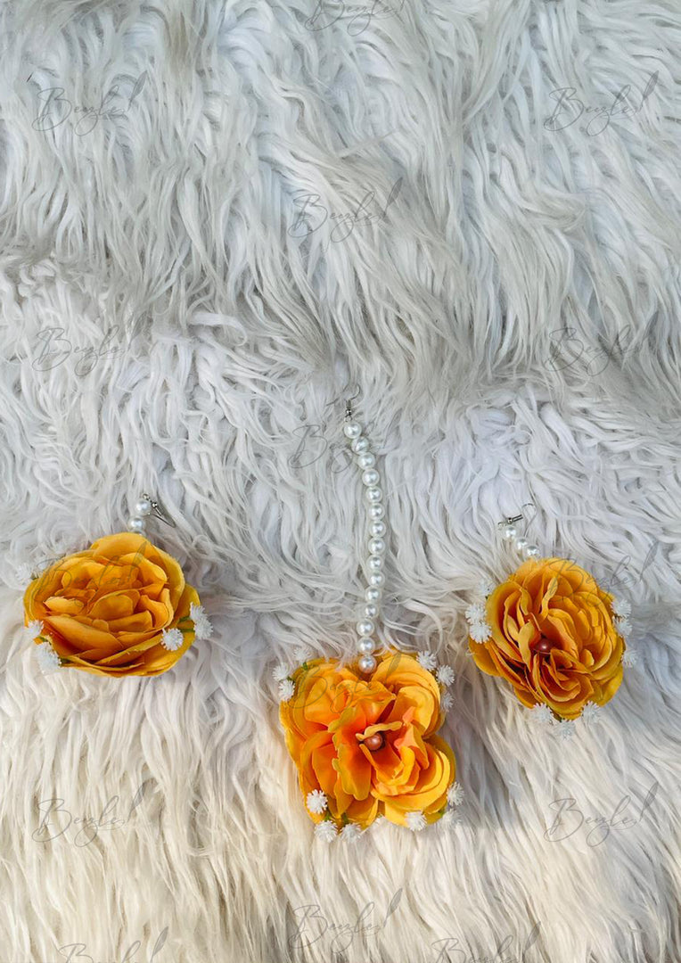 Mehndi Bloom Jewellery Set | ER-009