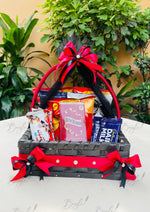 Load image into Gallery viewer, Snack Basket Gift – Red &amp; Black Themed | GB-185
