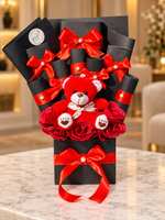 Load image into Gallery viewer, Red Teddy Flower Bouquet | GBO-193