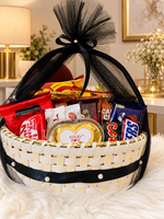 Load image into Gallery viewer, Elegant Black &amp; White Snack Basket | GB-054