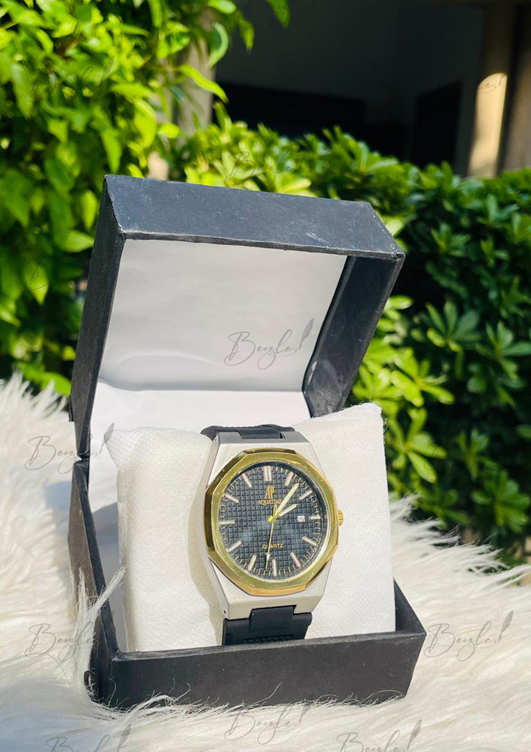 Gold Rim Men’s Wristwatch | WTS-016