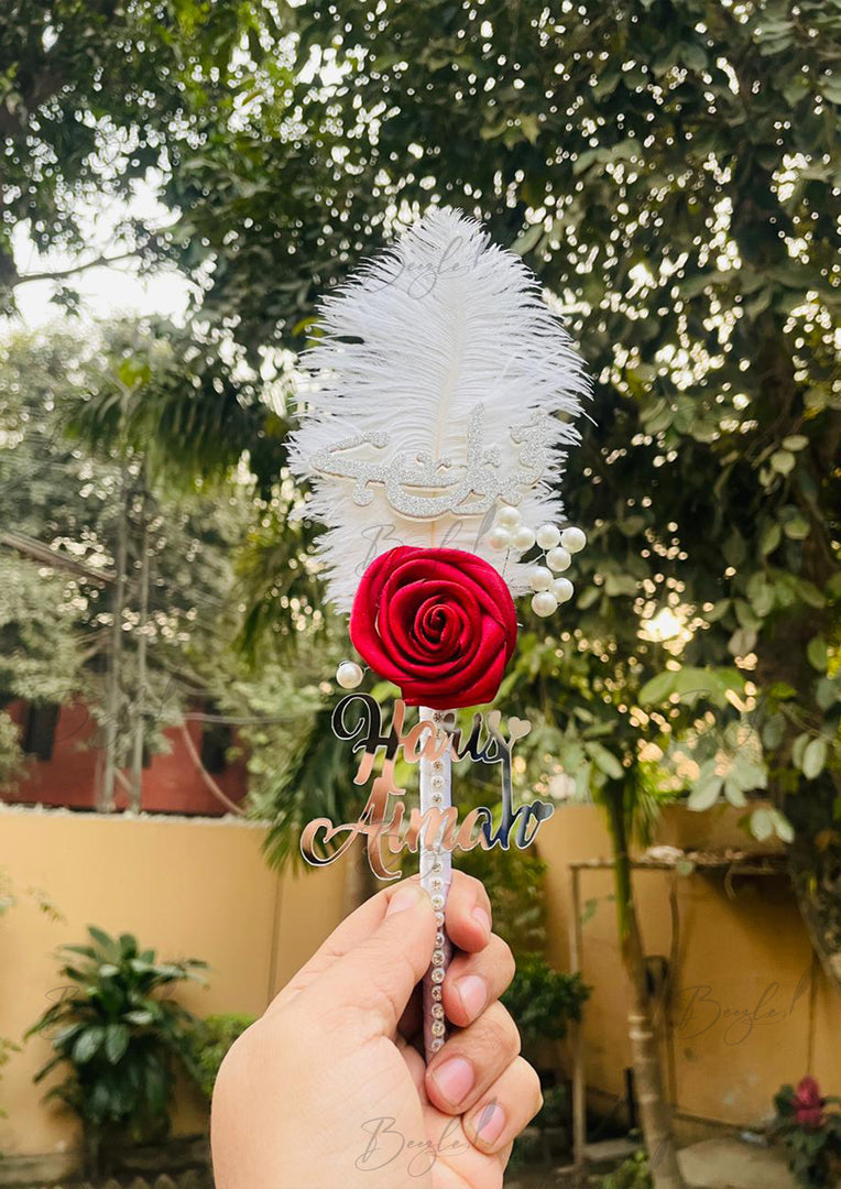 Royal Rose Feather Pen | PEN-99