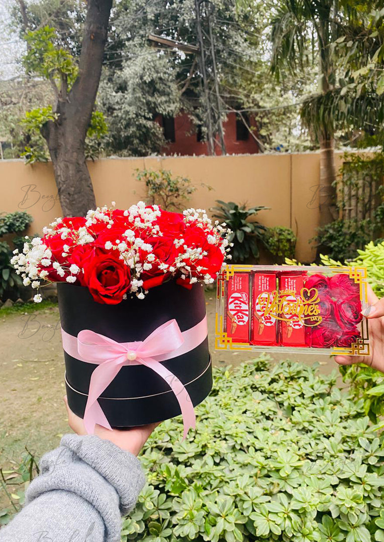 Choco Floral Valentine Gift | GDEL-357