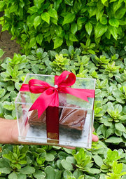 Brownie Gift Box with Ribbon Wrap | CB-002