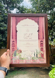 Mughal Style Nikkah Nama | NC-185