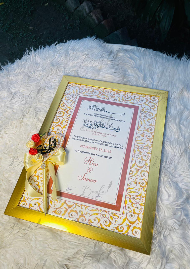 Golden Nikah Signing Set | DEL-159