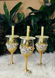 Crystals Wedding Glass Set | DEL-151