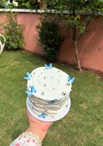 Load image into Gallery viewer, Blue Frosted Flutter Cake | GC-106
