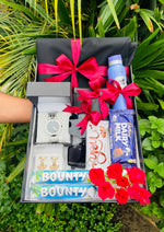 Load image into Gallery viewer, Men’s Gift Box with Watch &amp; Chocolates | GBO-114
