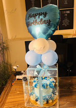 Load image into Gallery viewer, Blue Birthday Cake Box | CB-026