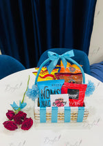 Load image into Gallery viewer, Blue Snack Basket Gift | GB-167

