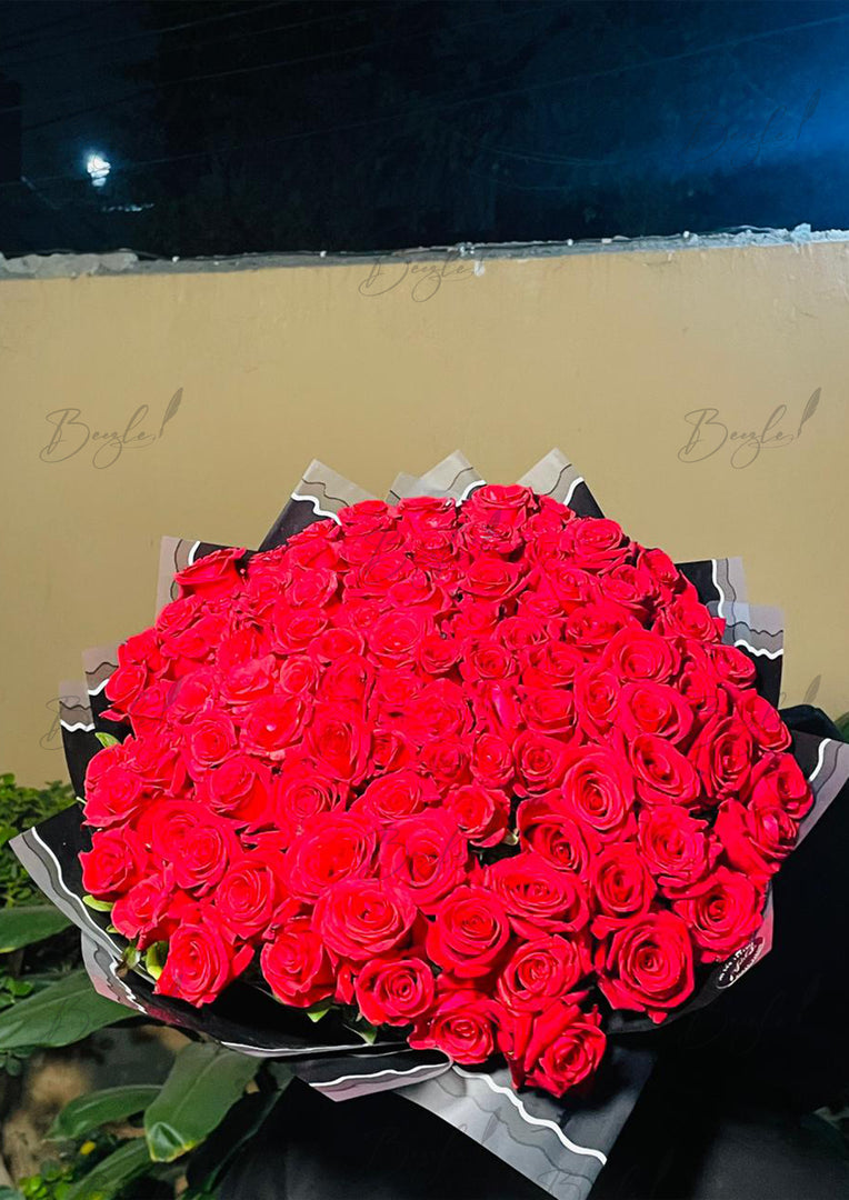 Luxurious Red Rose Bouquet | BCG-250