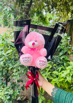 Load image into Gallery viewer, Pink Teddy Bear Gift Bouquet | TD-005
