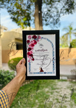 Load image into Gallery viewer, Couple Nikah Certificate With Colourful Design | NC-097
