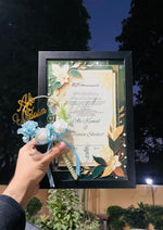 Load image into Gallery viewer, Artistic Nikah Frame | DEL-173
