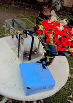 Load image into Gallery viewer, Custom Gift Box with Flowers and Layers Cake | GDEL-111
