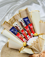 Load image into Gallery viewer, Mixed Chocolate Bouquet with Dairy Milk, KitKat, and Galaxy | BCG-005
