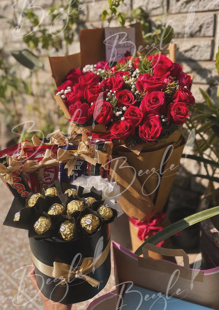 Luxurious Rose & Chocolate Bundle | BCG-040