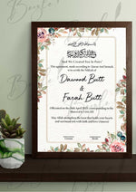 Load image into Gallery viewer, Customized Nikah Certificate With Printed Name | NC-124
