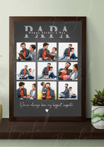 Load image into Gallery viewer, Customized Father&#39;s Day Photo Frame Collage | FD-003
