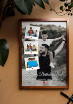 Load image into Gallery viewer, Best Frame For Father With Three Photos | FFF-004
